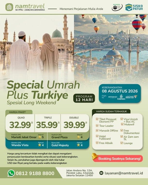 UMROH ITIKAF LAILATUL QADR 2027