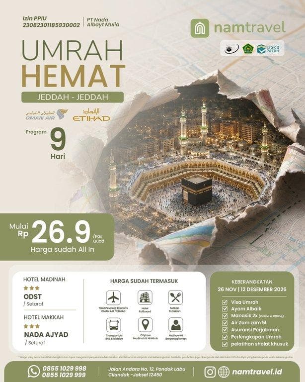 UMROH HEMAT NOVEMBER 2026